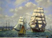 Seascape, boats, ships and warships. 54